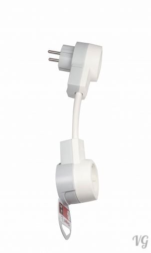 Multistecker Schuko Steckdose Mehrfachstecker Verteiler 2 Stecker mit