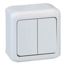 Serial switch IP44 Grey - Legrand Forix 782382