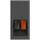 Speaker socket 1M Anthracite - bticino Axolute HS4294