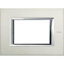 Frame 3M Rectangular Brushed aluminium (XC) - bticino Axolute HA4803XC