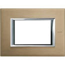 Frame 3M Rectangular Brushed titanium (NX) - bticino Axolute HA4803NX
