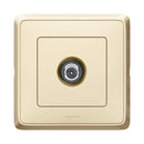 TV Socket 2150MHz 1.5dB with frame Cream /blisters pack - till clear of stock/ - Legrand Cariva 694166