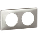 Frame 2x Aluminium - Legrand Celiane 68922