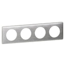 Frame 4x Aluminium - Legrand Celiane 68924