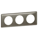 Frame 3x Tungstène (Inox) - Legrand Celiane 68973