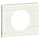 Frame 1x Corian® Cannelé (White Corian) - Legrand Celiane 69011