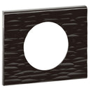 Frame 1x Corian® Gougé (Black Nickel) - Legrand Celiane 69021