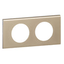 Frame 2x Nickel Velours (Light Nickel) - Legrand Celiane 69112
