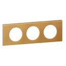 Frame 3x Bronze doré - Legrand Celiane 69133