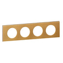 Frame 4x Bronze doré - Legrand Celiane 69134