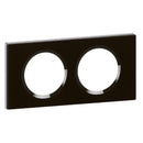 Frame 2x Verre Piano (Black glass) - Legrand Celiane 69302