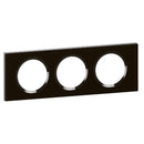 Frame 3x Verre Piano (Black glass) - Legrand Celiane 69303