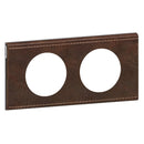 Frame 2x Cuir Brun texturé (Brown leather) - Legrand Celiane 69402