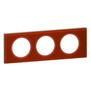 Frame 3x Verre Carmin (Carmine glass) - Legrand Celiane 69473