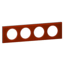 Frame 4x Verre Carmin (Carmine glass) - Legrand Celiane 69474