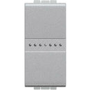 Cross switch axial 1M Aluminium - bticino Livinglight NT4054