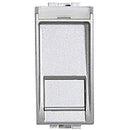 Socket 1xRJ45 Cat. 6 FTP 1M Aluminium - bticino Livinglight NT4279C6F