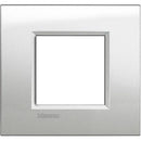 Frame 2M Square Moonlight silver (GL) - bticino Livinglight LNA4802GL