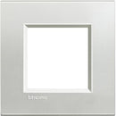 Frame 2M Square Silver (AG) - bticino Livinglight LNA4802AG