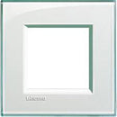 Frame 2M Square Aquamarine (KA) - bticino Livinglight LNA4802KA