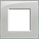 Frame 2M Square Cold grey (KG) - bticino Livinglight LNA4802KG