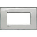Frame 4M Square Cold grey (KG) - bticino Livinglight LNA4804KG