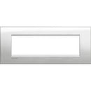 Frame 7M Square Moonlight silver (GL) - bticino Livinglight LNA4807GL
