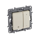 Push button dimmer for all loads 3-400W / 3-400V and LED 3-75W Cream - Legrand Niloe 665214