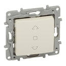 Button for control of blinds 6A 3-position Cream - Legrand Niloe 764612