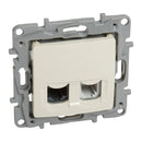 RJ11+RJ45 Cat. 5e UTP Cream - Legrand Niloe 764670