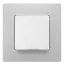 Frame 1x Aluminium - Legrand Niloe 397041