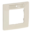 Frame 1x with space for label Cream - Legrand Niloe 665016
