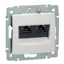Socket 2xRJ45 Cat. 5e UTP White - Legrand Valena 774231