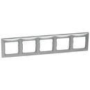 Frame 5x Aluminium - Legrand Valena 770155