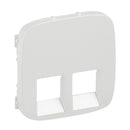 Faceplate for 2xRJ45 Pearl socket - Legrand Valena Allure 755429