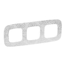 3x Narcissus chrome frame - Legrand Valena Allure 754343