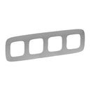 Frame 4x Aluminium - Legrand Valena Allure 754394