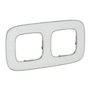 Frame 2x White mirror - Legrand Valena Allure 754422