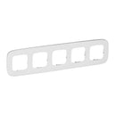 Frame 5x White glass - Legrand Valena Allure 755545