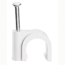 Cable clamp, 5mm, with nail - 100 pcs. - Legrand Fixfor 31554