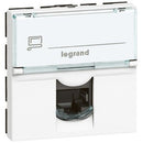 Socket 1xRJ45 Cat. 5e UTP 2M White - Legrand Mosaic 45 76554