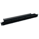 Panel 19" 1U 50XRJ45 C3 UTP, loaded - MMC PANISDNx MPANISDN50N