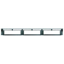 Faceplate 3X LGX/MTP module, blank - MMC FU1Ux MFU1U3MOD