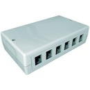 Socket 12xRJ45 empty White - MMC BCBOXx MBCBOX12