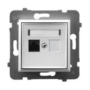 Socket 1xRJ45 Cat. 5e UTP White - OSPEL Aria GPK-1U/K/m/00
