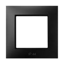 Frame 1x IP44 Black - OSPEL Aria RH-1U/33