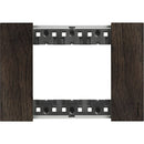 Frame 3M Walnut Italian Standard - bticino Living Now KA4803LG
