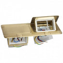 Pop-up box empty 2x3M brass - Legrand Pop-up boxes 54017