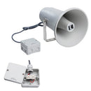 1.9/3.75/7.5/15W horn loudspeaker, IP66 - ic-audio DK 15/T-EN54 30400073