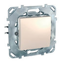 Button Ivory double module - SCHNEIDER ELECTRIC Unica Basic MGU50.206.25Z